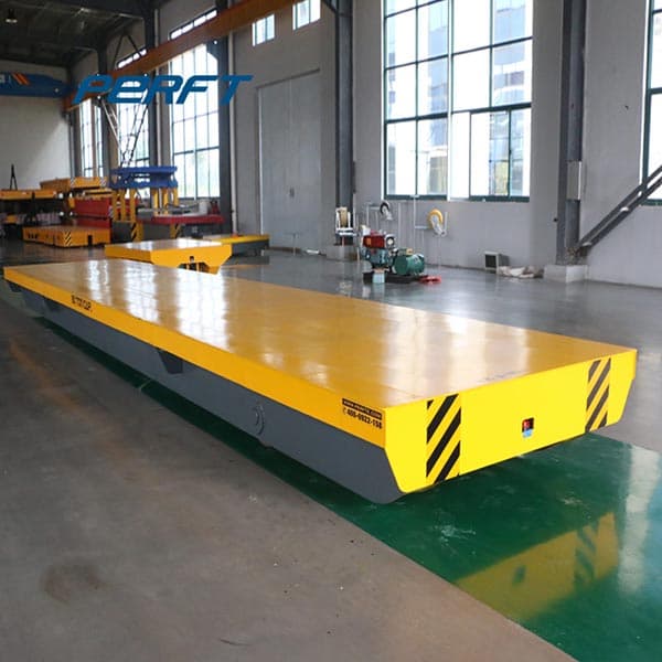 heavy material battery operated transfer trolley for coil transport